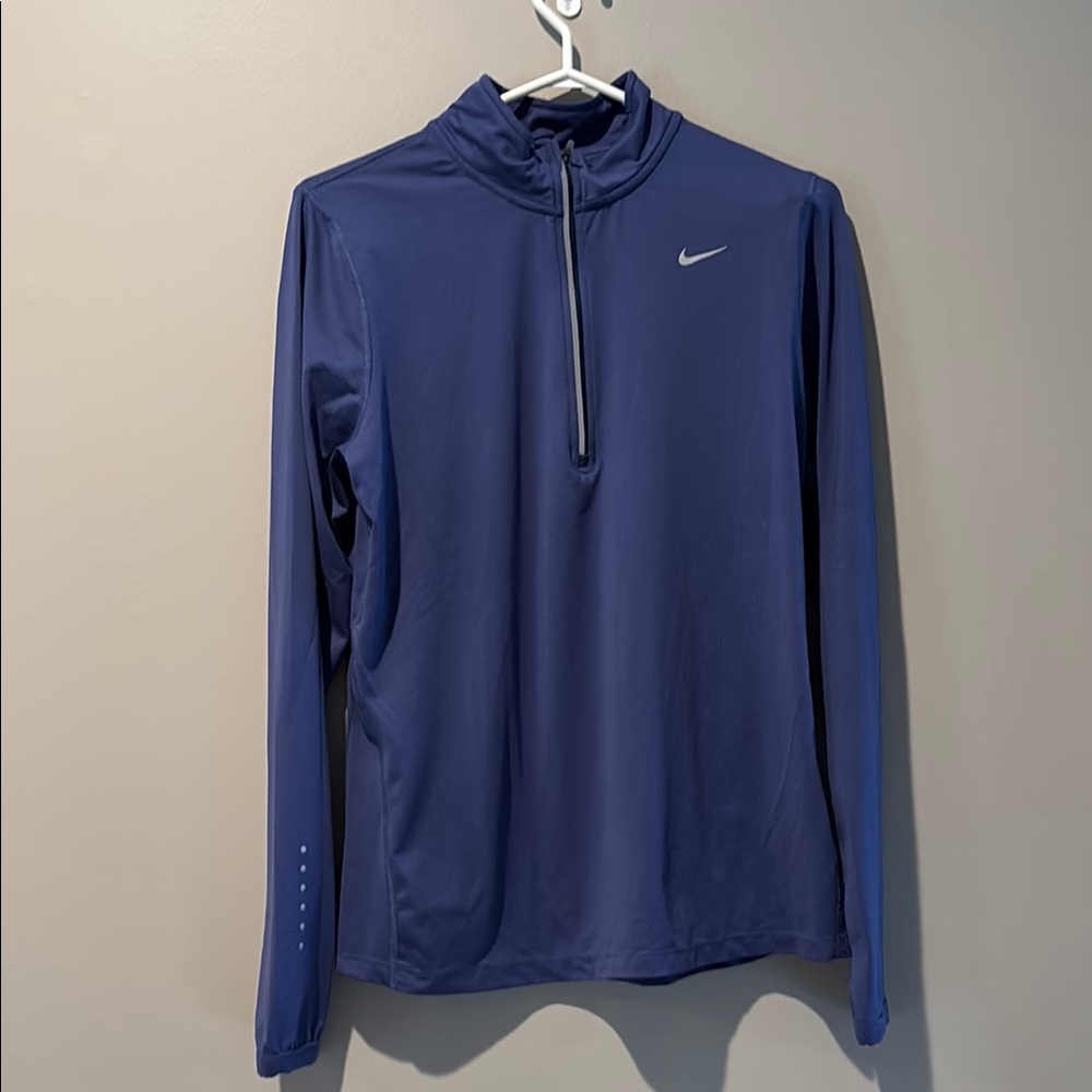 Nike Purple Long Sleeve 1/4 zip Pullover